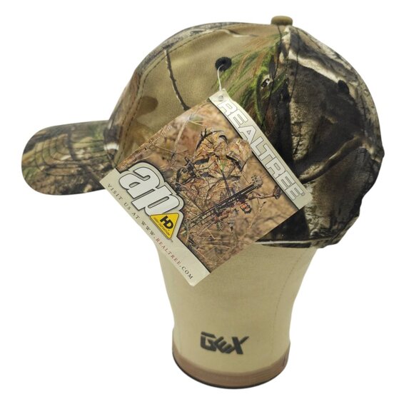 Realtree AP HD Camo Strapback Cap Trucker Hunting Hat American Pipe Supply NEW - Picture 14 of 14